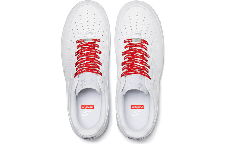 Nkhjgike Supreme x Air Force 1 Low 'Box Logo - White' CU9225-100