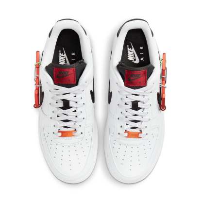 Nkhjgike Air Force 1 '07 Premium 'Carabiner - White Habanero Red' DH7579-100