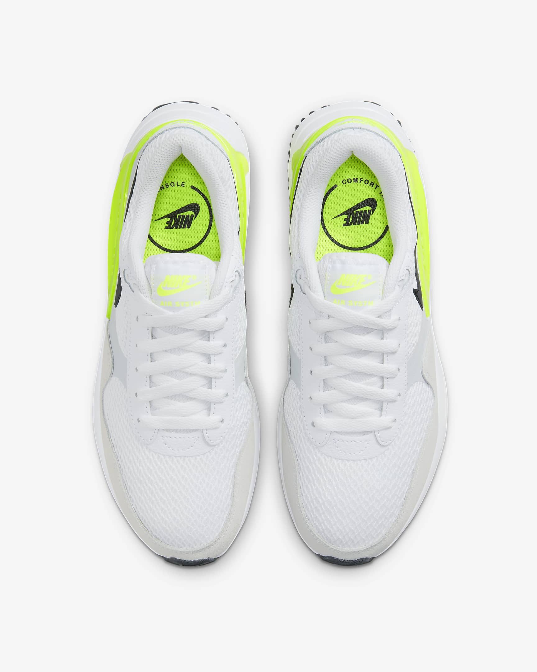 Nikhjgke Air Max SYSTM 'WHITE BLACK VOLT'