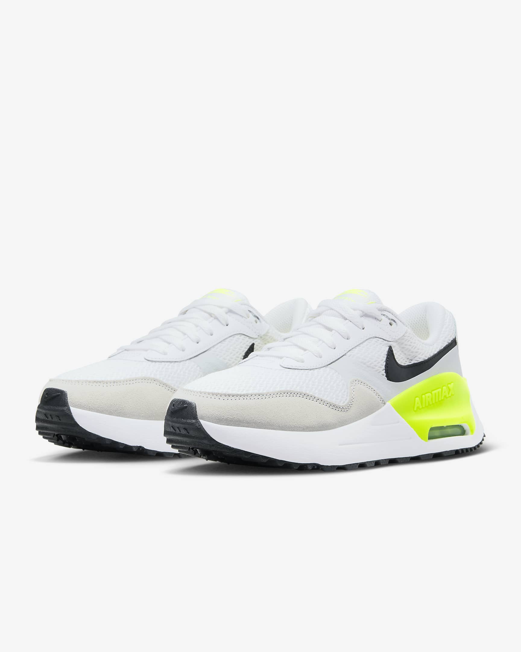 Nikhjgke Air Max SYSTM 'WHITE BLACK VOLT'