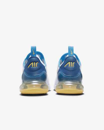 Nikhjgke Air Max 270 Shoes Industrial Blue White Orange Shoes