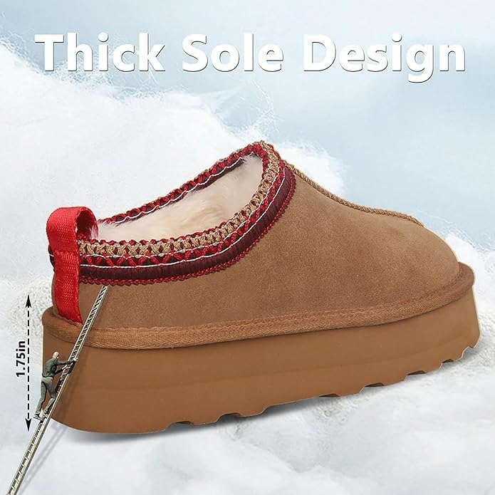 Ukhjggg Women's Platform Mini Boots  For Outdoor