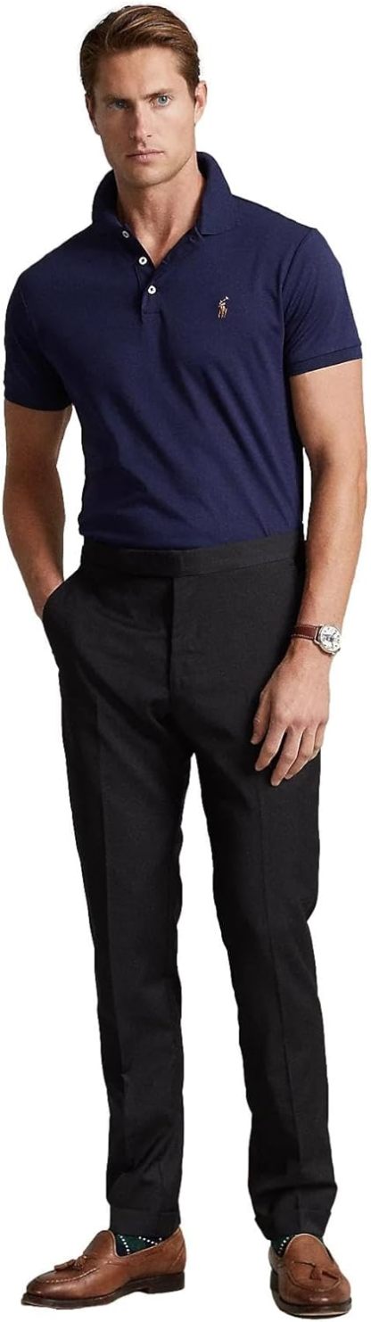 Polo Ralkhjgph Lauren Men's Custom Slim Fit Iconic Mesh Polo