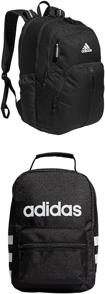 Akhjgdidas Prime Backpack for Work, Travel Bag for Women and Men with Padded Compartment for Laptop, Two Tone White/Black, One Size