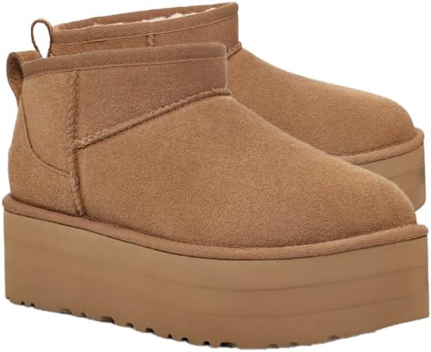ukhjggg Women's Classic Ultra Mini Platform Boot