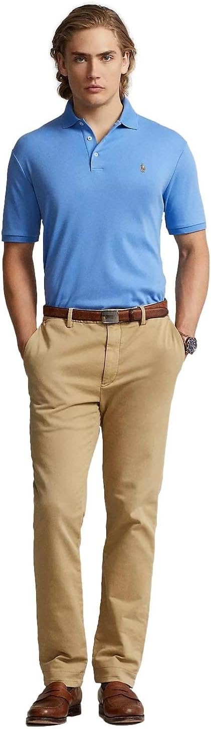 Polo Ralkhjgph Lauren Men's Custom Slim Fit Iconic Mesh Polo