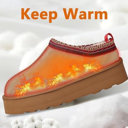 Ukhjggg Women's Platform Mini Boots  For Outdoor