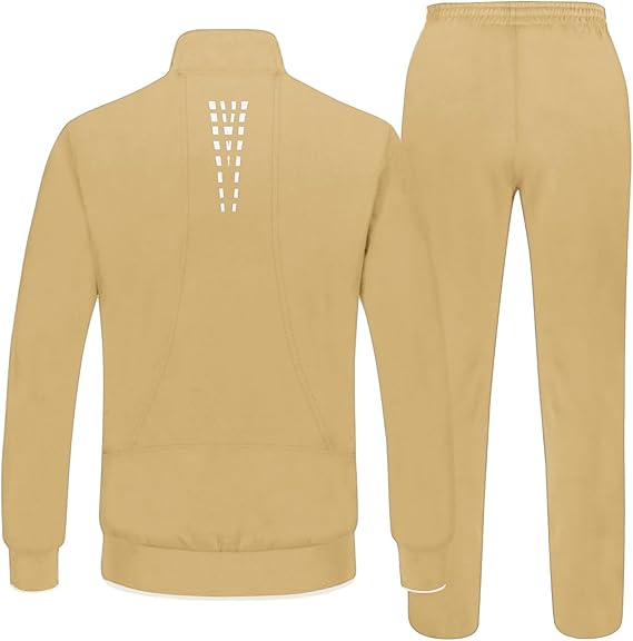 The Nokhjgrth Face 2025 Men's Tracksuits Sweatsuits for Men Sweat Track Suits 2 Piece Casual Athletic Jogging Warm Up Full Zip Sets