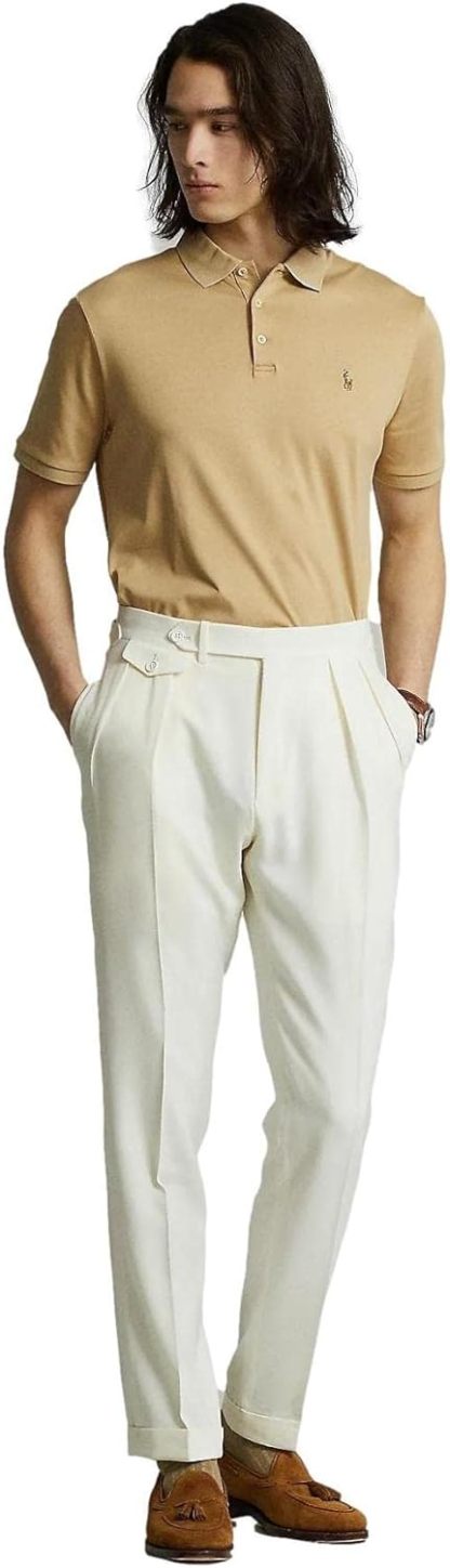 Polo Ralkhjgph Lauren Men's Custom Slim Fit Iconic Mesh Polo