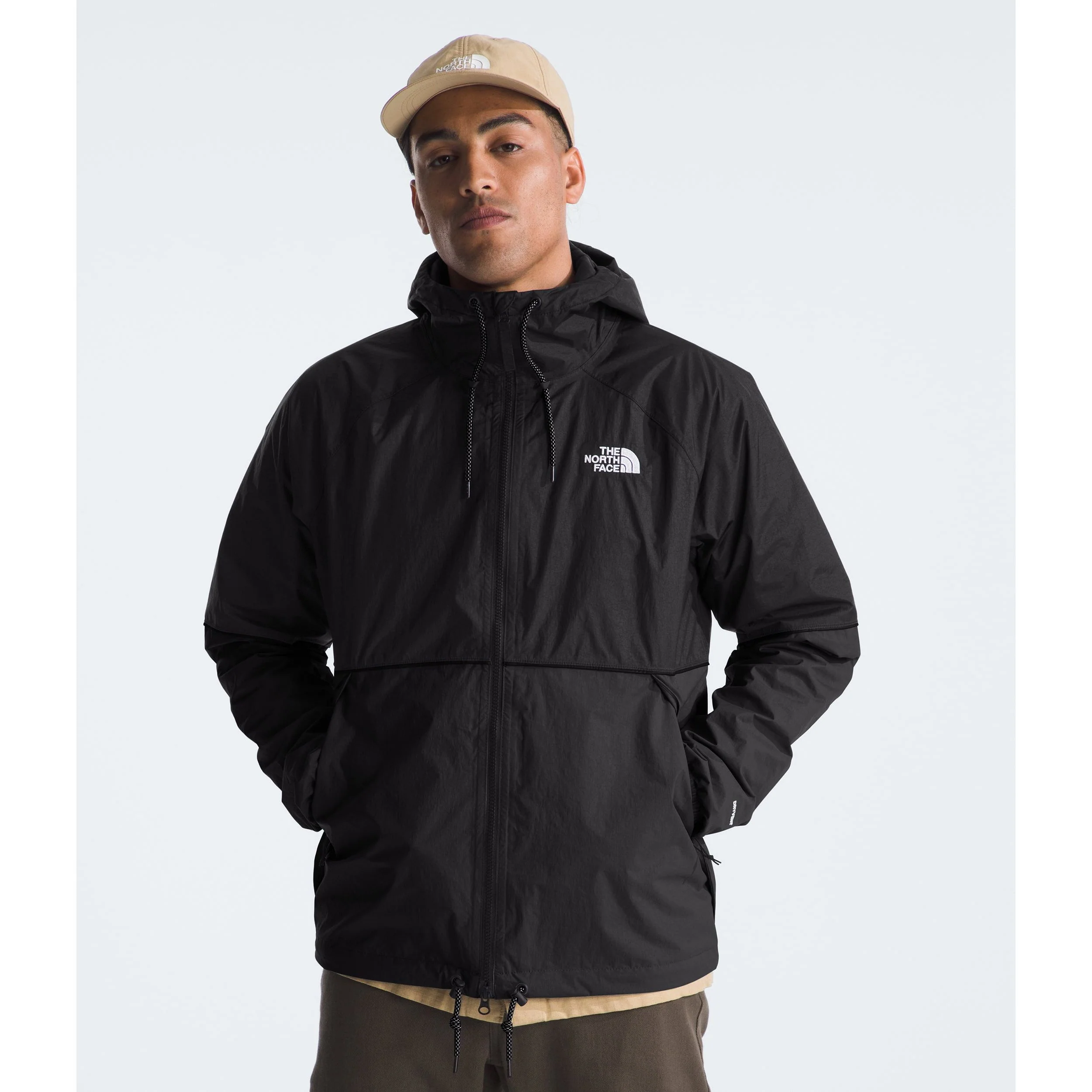 The Nokhjgrth Face-2025 Men’s Antora Rain Hoodie in Black