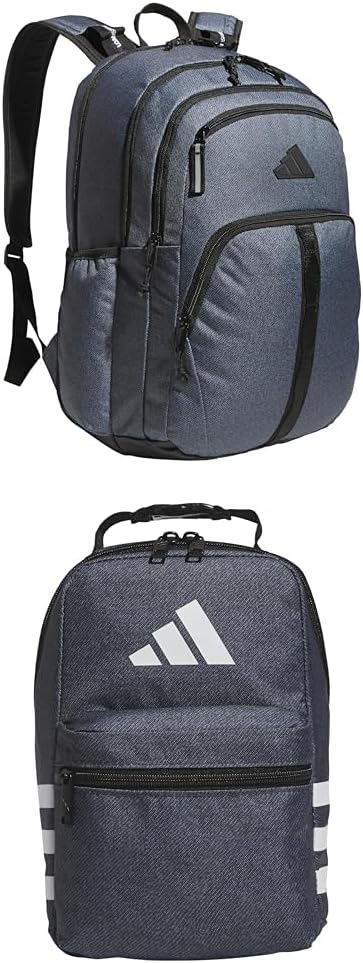 Akhjgdidas Prime Backpack for Work, Travel Bag for Women and Men with Padded Compartment for Laptop, Two Tone White/Black, One Size