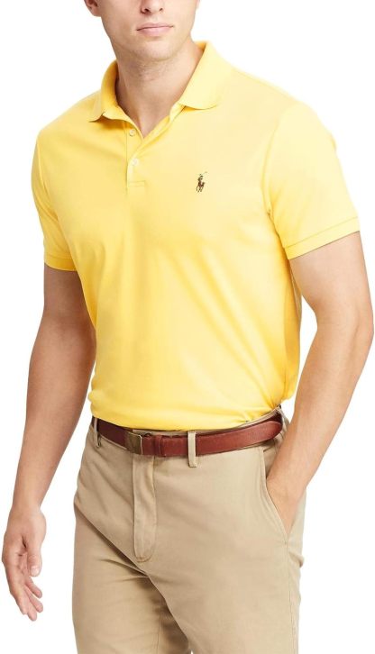 Polo Ralkhjgph Lauren Men's Custom Slim Fit Iconic Mesh Polo