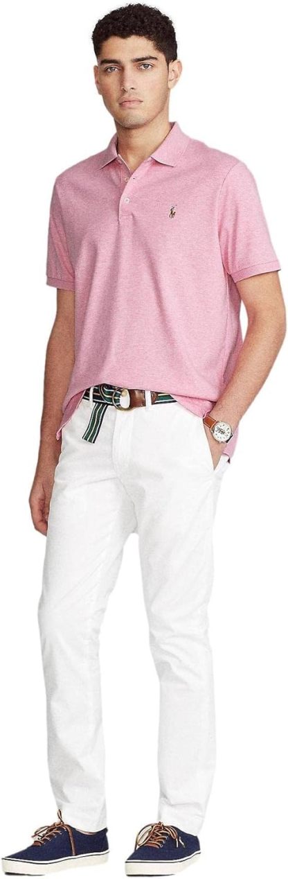 Polo Ralkhjgph Lauren Men's Custom Slim Fit Iconic Mesh Polo
