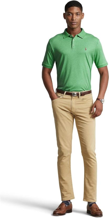 Polo Ralkhjgph Lauren Men's Custom Slim Fit Iconic Mesh Polo