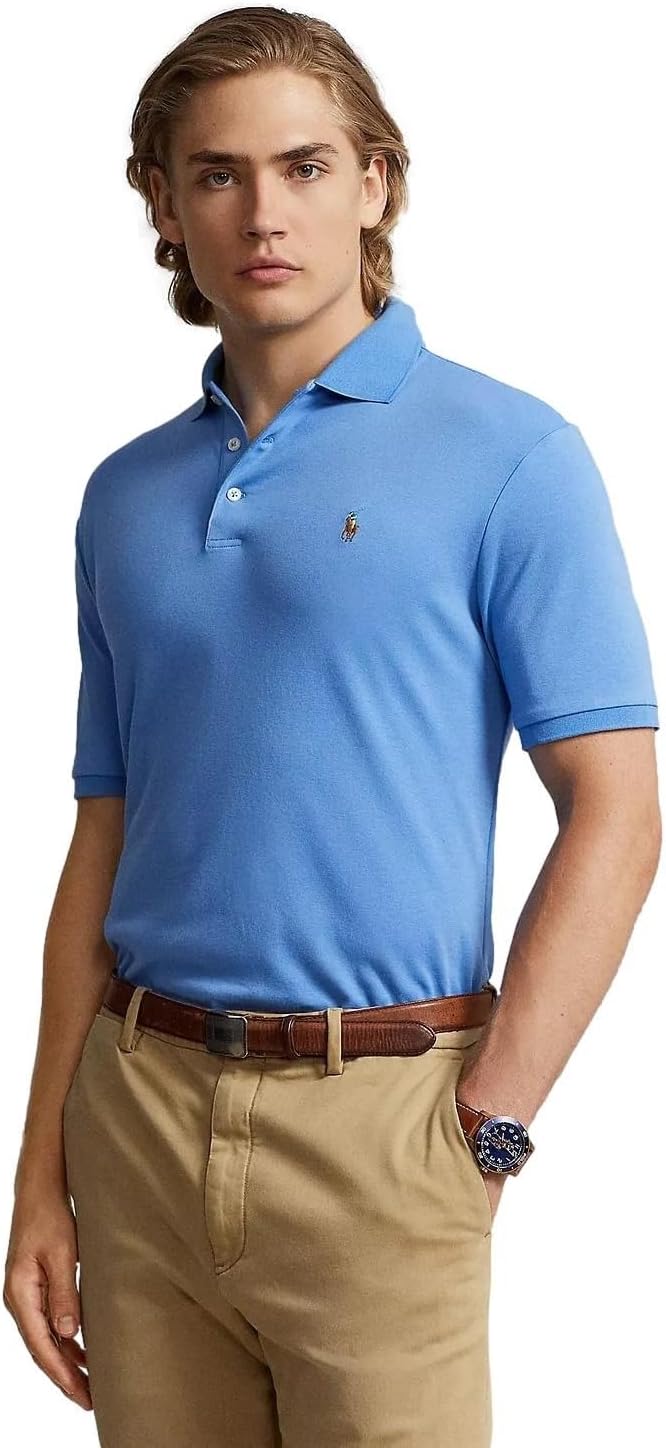 Polo Ralkhjgph Lauren Men's Custom Slim Fit Iconic Mesh Polo
