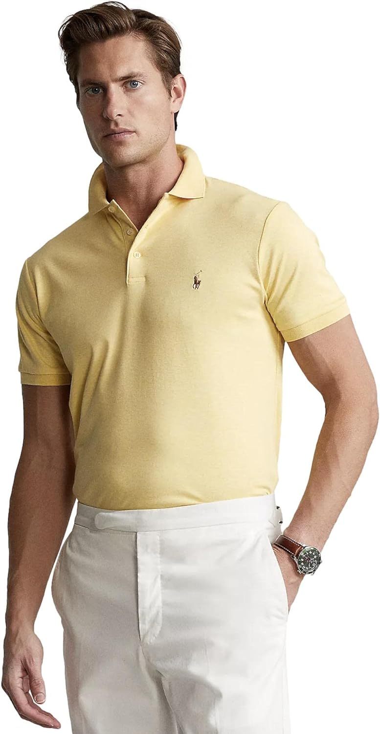 Polo Ralkhjgph Lauren Men's Custom Slim Fit Iconic Mesh Polo