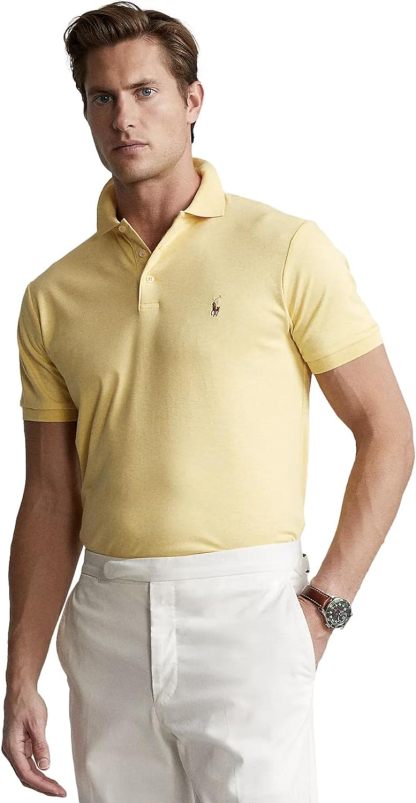 Polo Ralkhjgph Lauren Men's Custom Slim Fit Iconic Mesh Polo