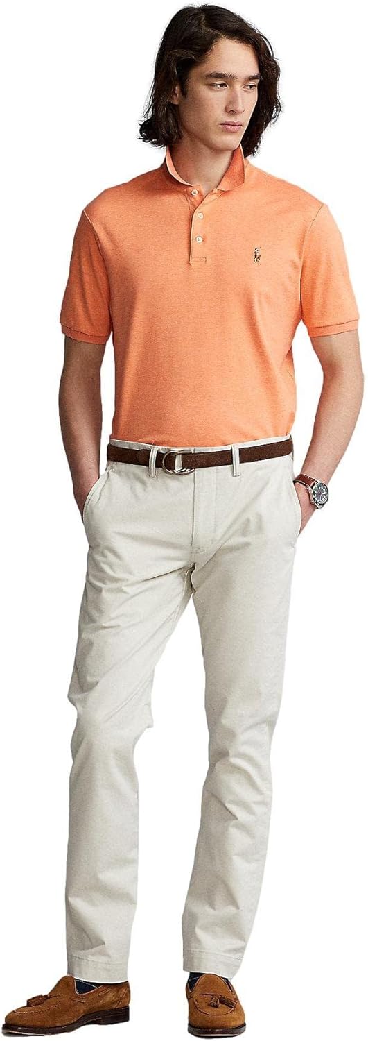 Polo Ralkhjgph Lauren Men's Custom Slim Fit Iconic Mesh Polo