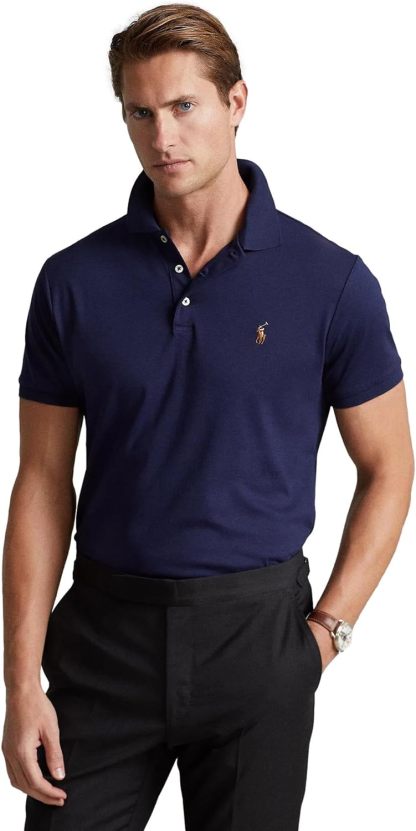 Polo Ralkhjgph Lauren Men's Custom Slim Fit Iconic Mesh Polo