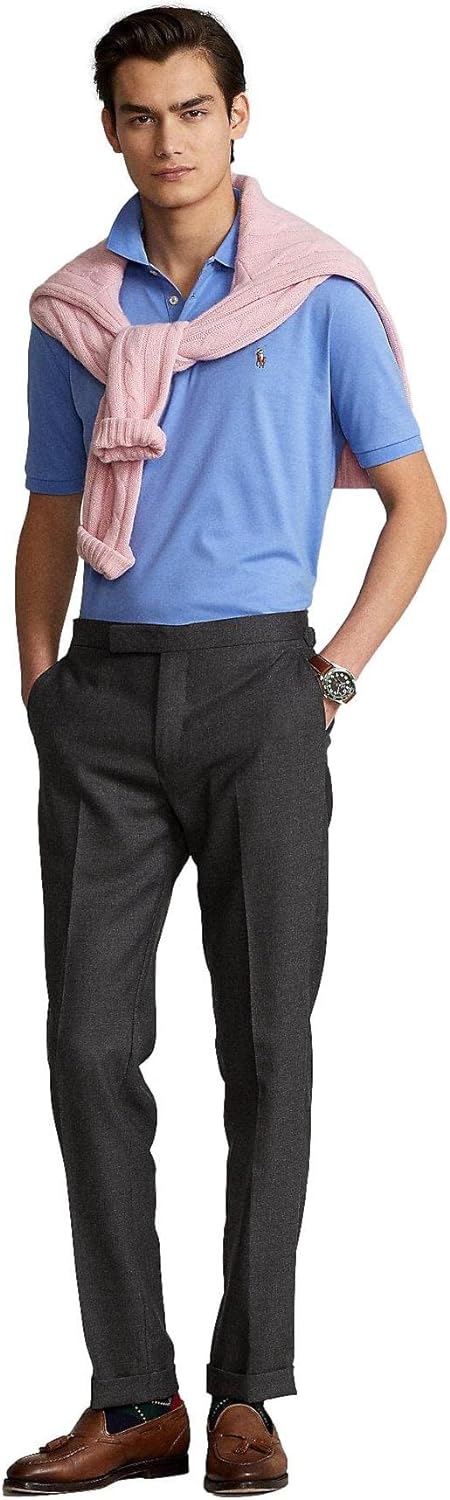 Polo Ralkhjgph Lauren Men's Custom Slim Fit Iconic Mesh Polo