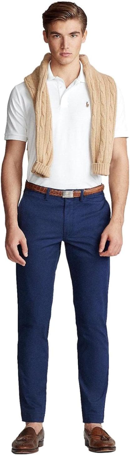 Polo Ralkhjgph Lauren Men's Custom Slim Fit Iconic Mesh Polo