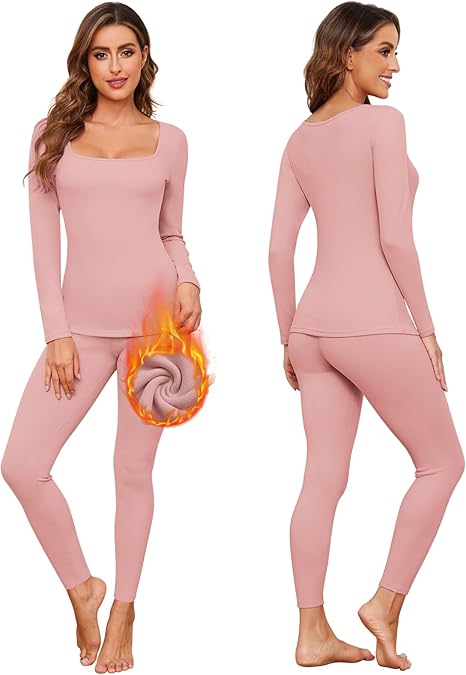 The Nokhjgrth Face-Women's Thermal Underwear Set  