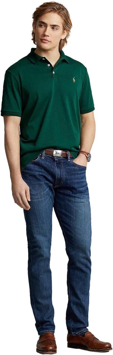 Polo Ralkhjgph Lauren Men's Custom Slim Fit Iconic Mesh Polo