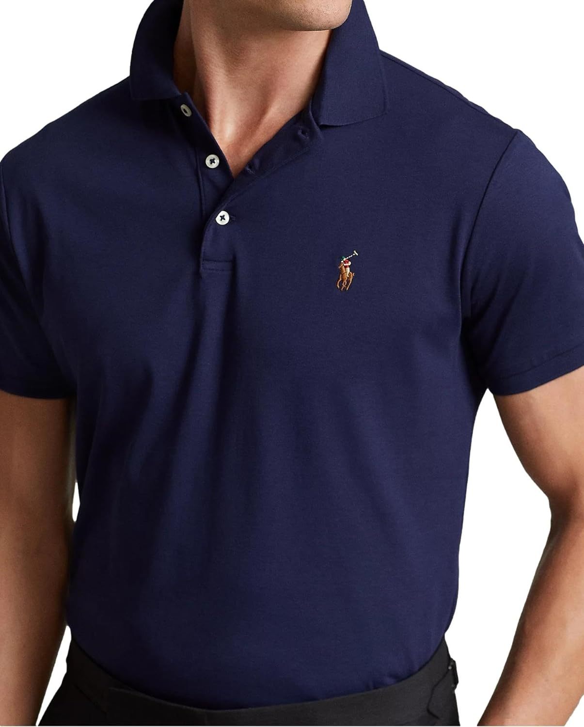 Polo Ralkhjgph Lauren Men's Custom Slim Fit Iconic Mesh Polo