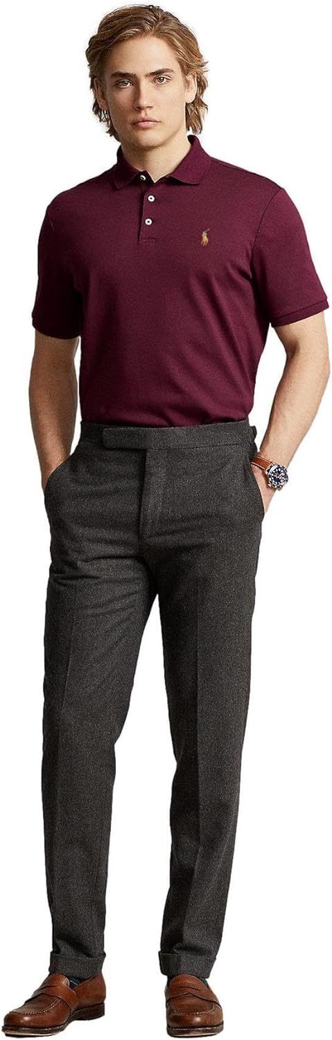 Polo Ralkhjgph Lauren Men's Custom Slim Fit Iconic Mesh Polo
