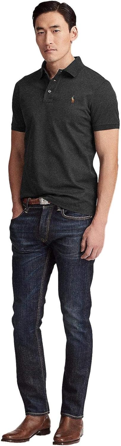 Polo Ralkhjgph Lauren Men's Custom Slim Fit Iconic Mesh Polo