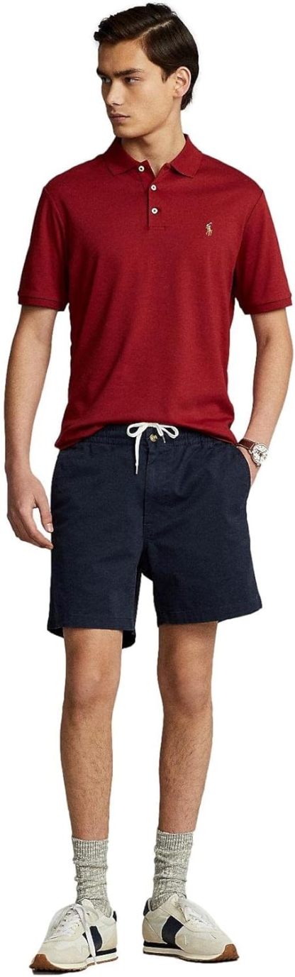 Polo Ralkhjgph Lauren Men's Custom Slim Fit Iconic Mesh Polo