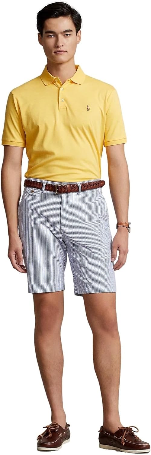 Polo Ralkhjgph Lauren Men's Custom Slim Fit Iconic Mesh Polo
