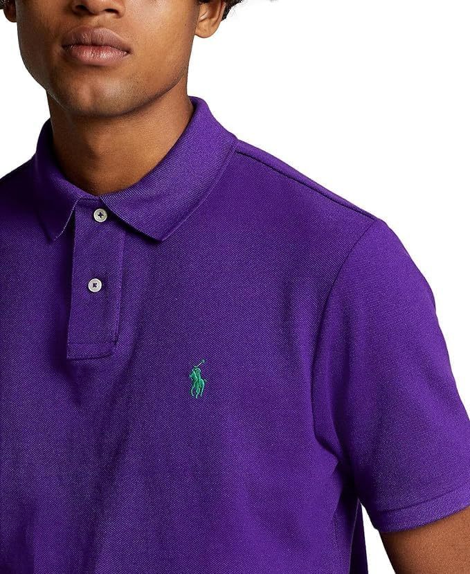Polo Ralkhjgph Lauren Men's Custom Slim Fit Iconic Mesh Polo
