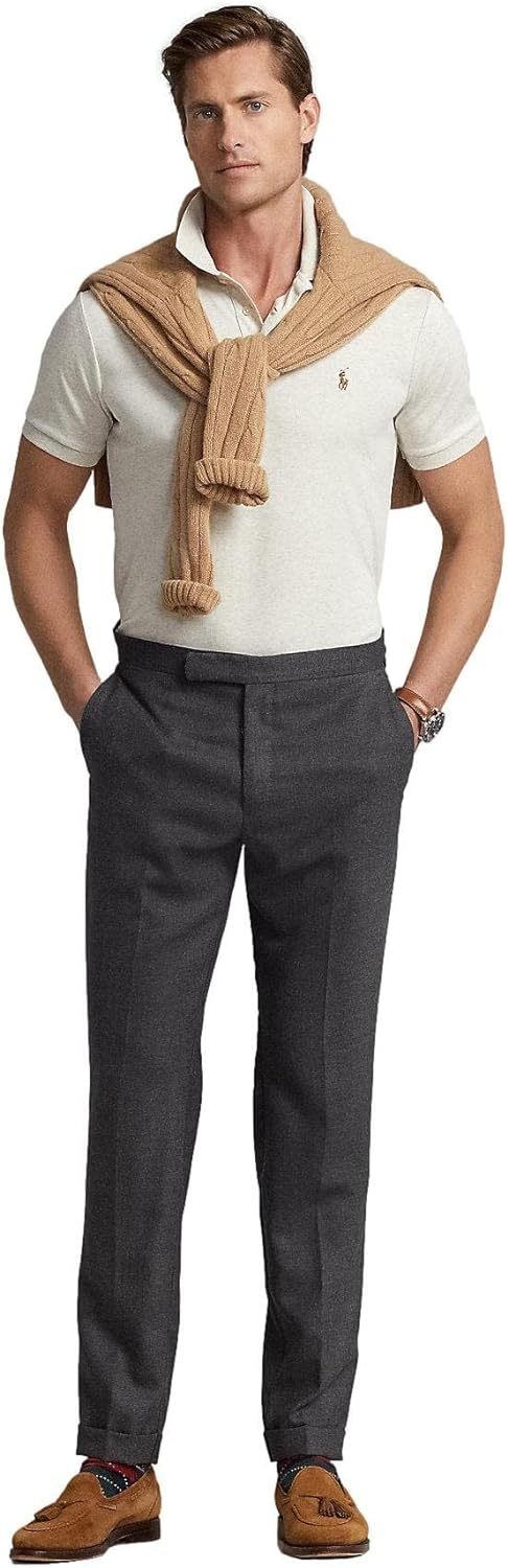 Polo Ralkhjgph Lauren Men's Custom Slim Fit Iconic Mesh Polo