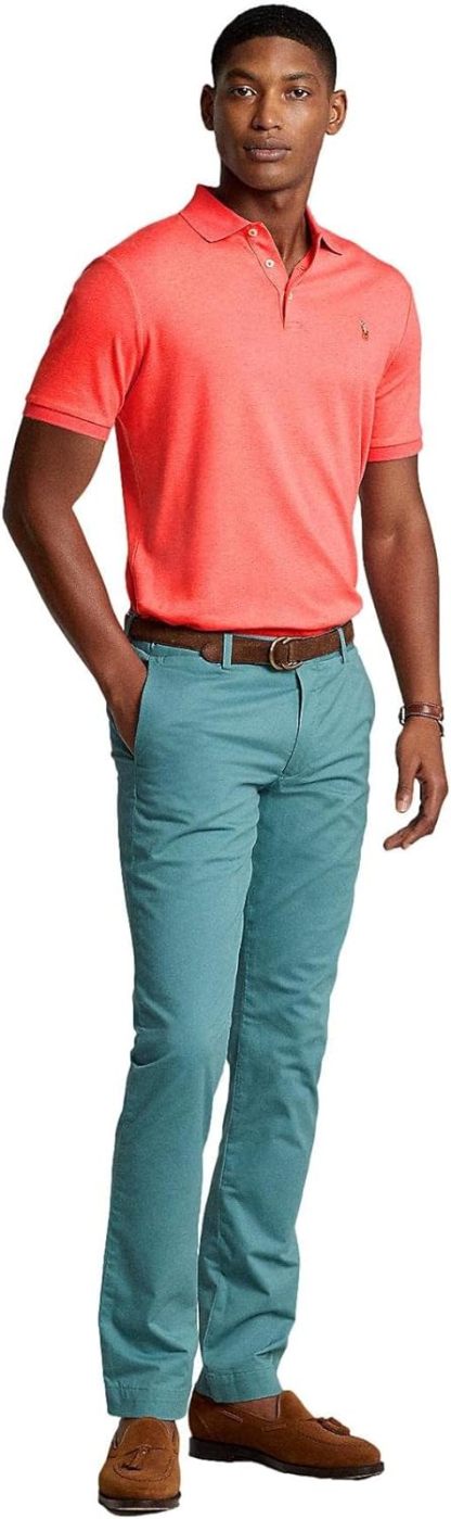 Polo Ralkhjgph Lauren Men's Custom Slim Fit Iconic Mesh Polo