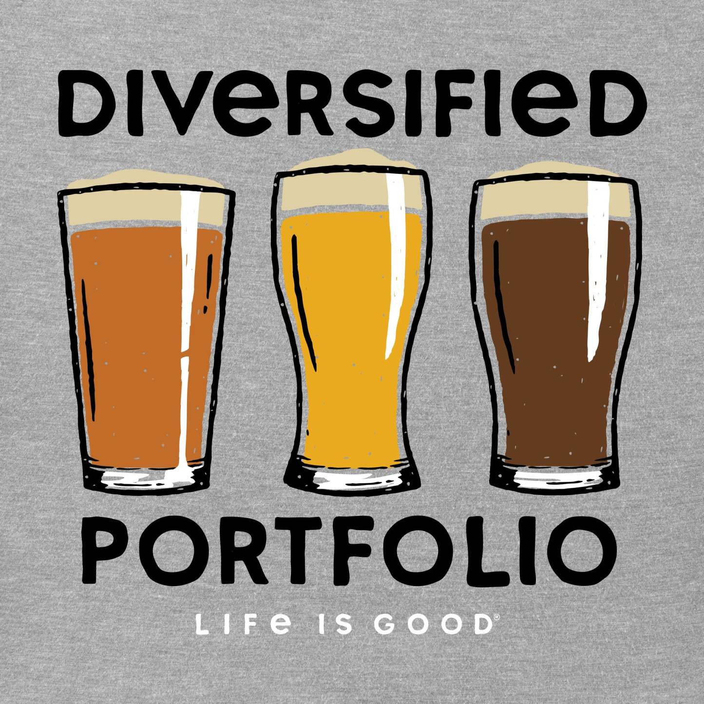 Men's Diversified Portfolio Beer Short Sleeve Tee