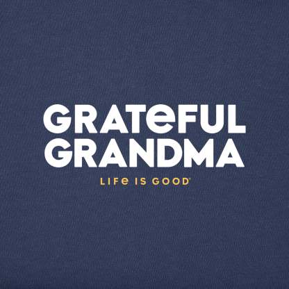 Women's Grateful Grandma Short Sleeve Crusher Vee