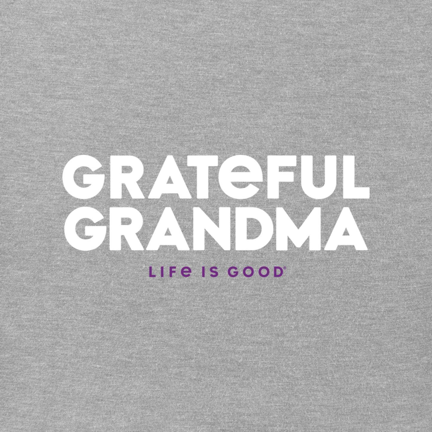 Women's Grateful Grandma Short Sleeve Crusher Vee