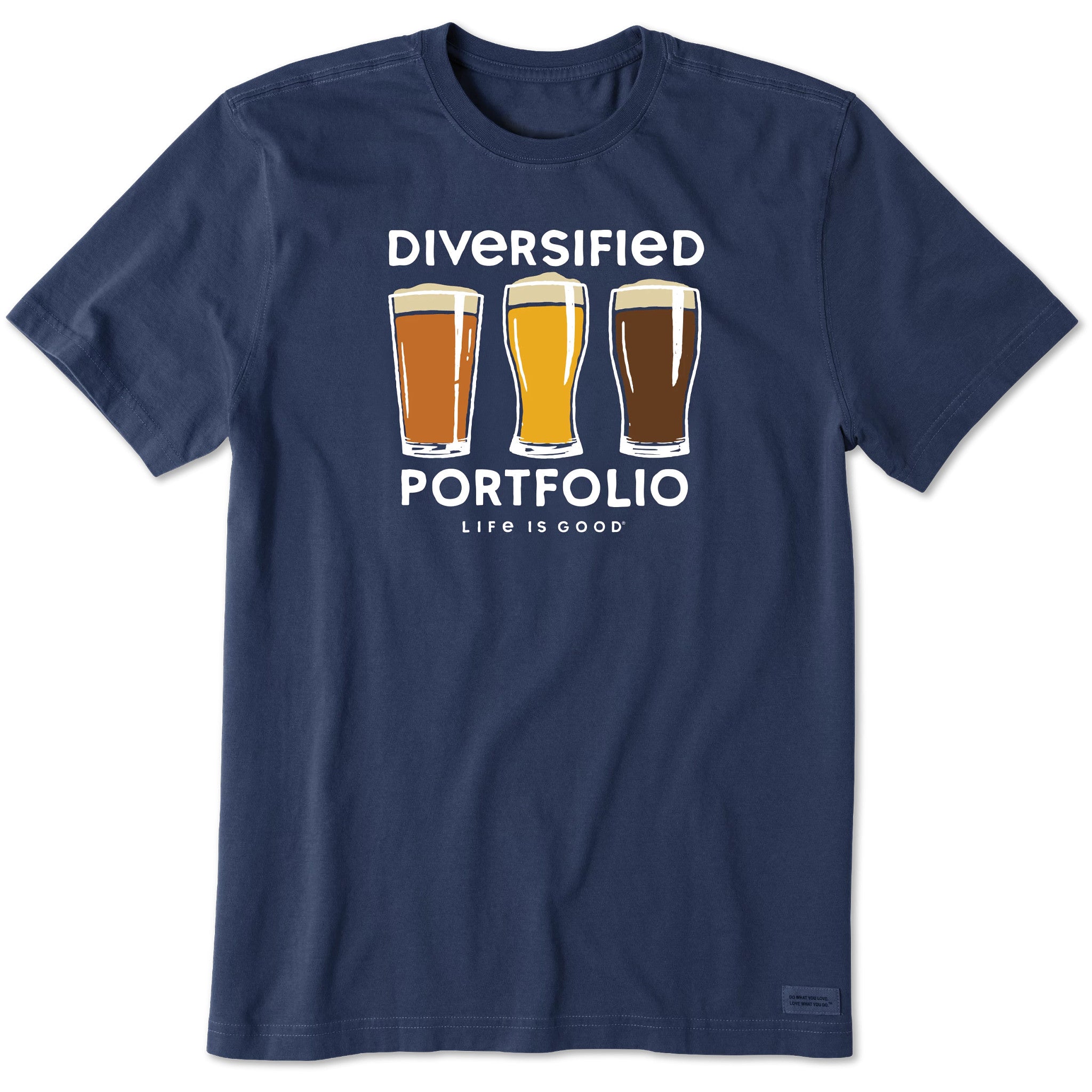 Men's Diversified Portfolio Beer Short Sleeve Tee