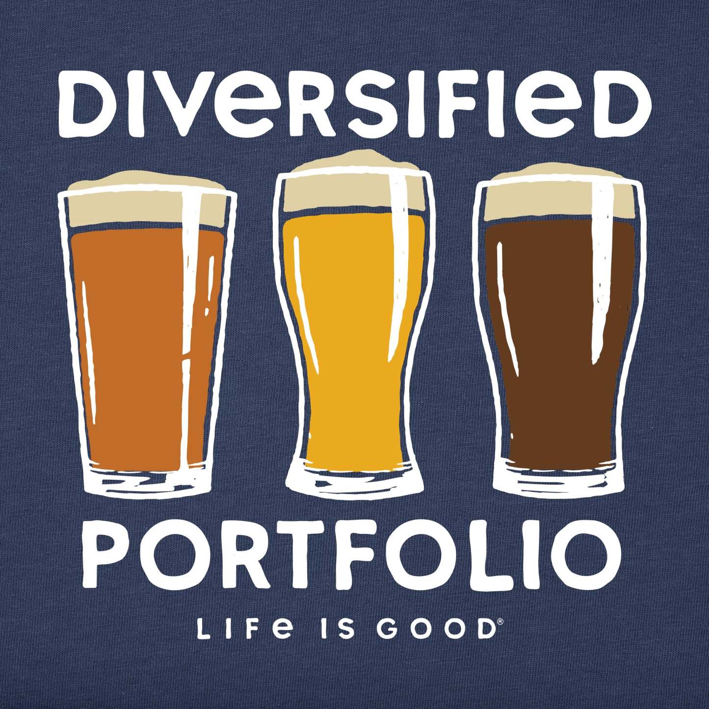 Men's Diversified Portfolio Beer Short Sleeve Tee