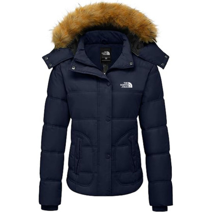 2024 TNF®- Women's Hooded Winter Coat Thicken Quilted Puffer Jacket Warm Parka