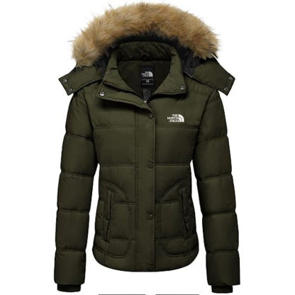 2024 TNF®- Women's Hooded Winter Coat Thicken Quilted Puffer Jacket Warm Parka