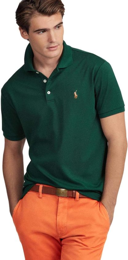 Polo Ralkhjgph Lauren Men's Custom Slim Fit Iconic Mesh Polo
