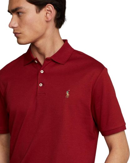 Polo Ralkhjgph Lauren Men's Custom Slim Fit Iconic Mesh Polo