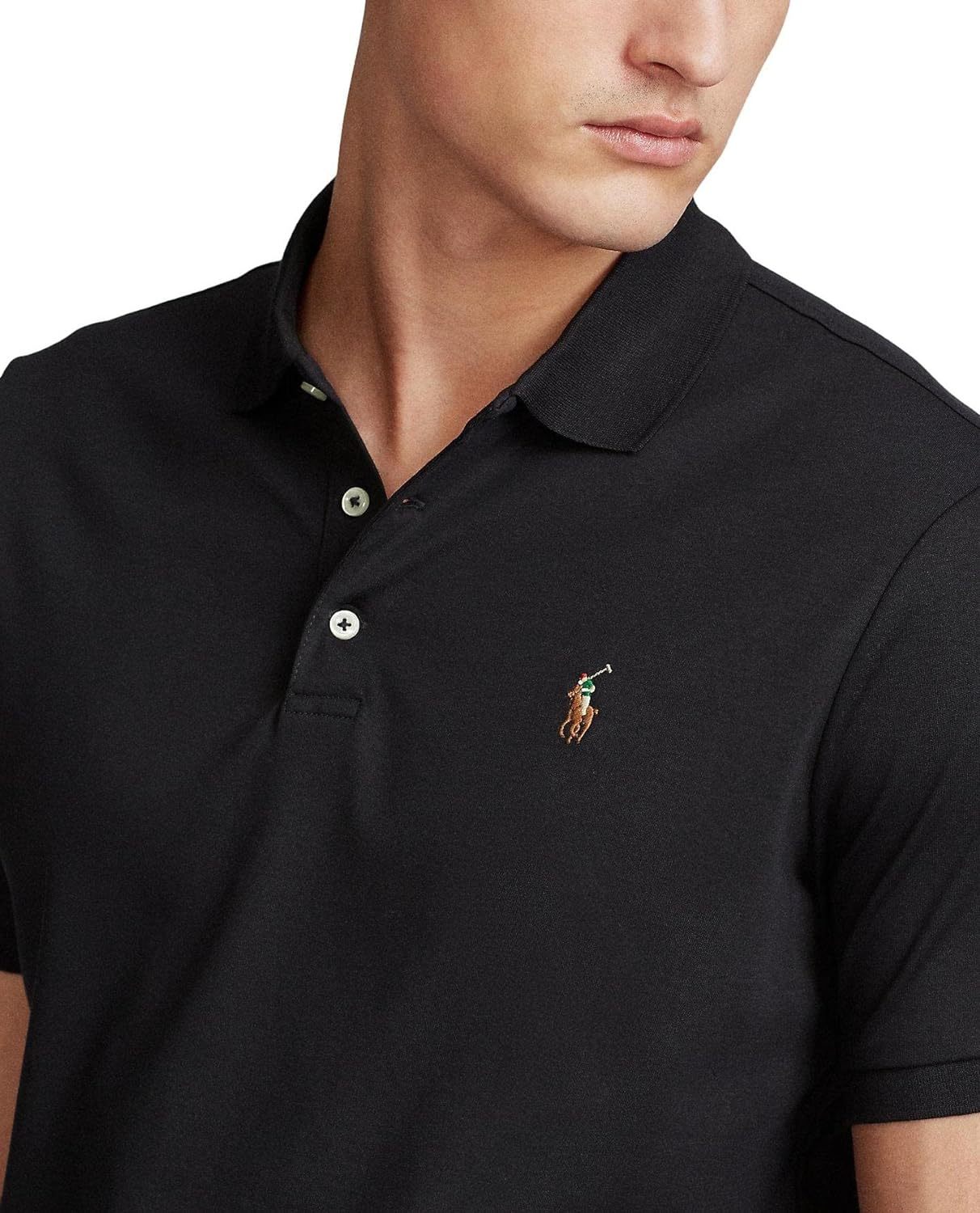 Polo Ralkhjgph Lauren Men's Custom Slim Fit Iconic Mesh Polo