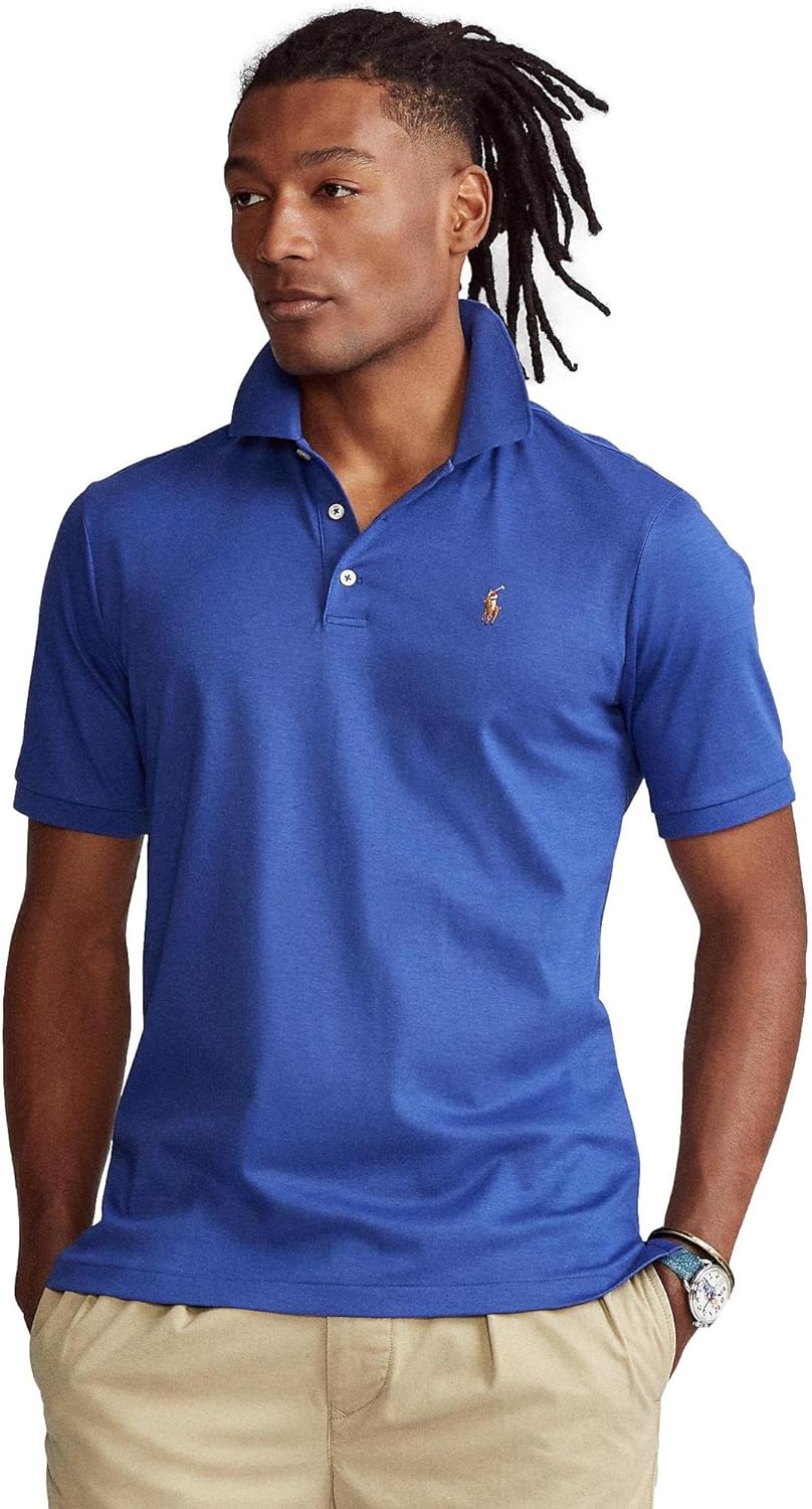Polo Ralkhjgph Lauren Men's Custom Slim Fit Iconic Mesh Polo