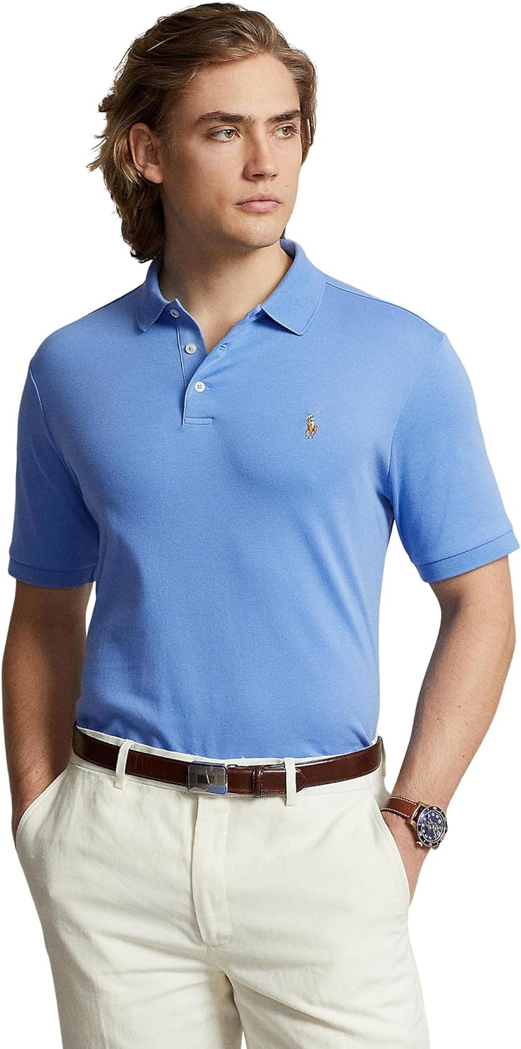Polo Ralkhjgph Lauren Men's Custom Slim Fit Iconic Mesh Polo