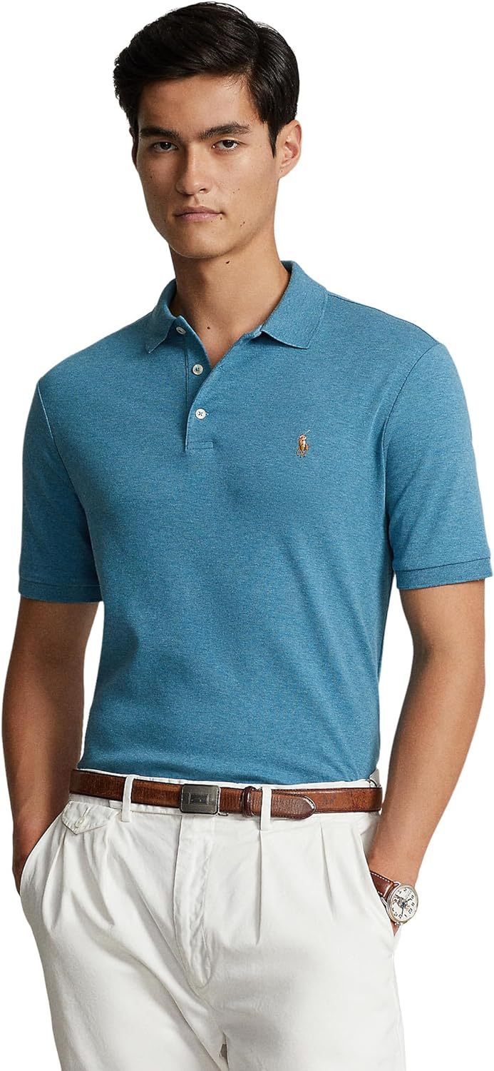 Polo Ralkhjgph Lauren Men's Custom Slim Fit Iconic Mesh Polo