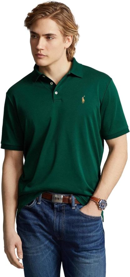 Polo Ralkhjgph Lauren Men's Custom Slim Fit Iconic Mesh Polo