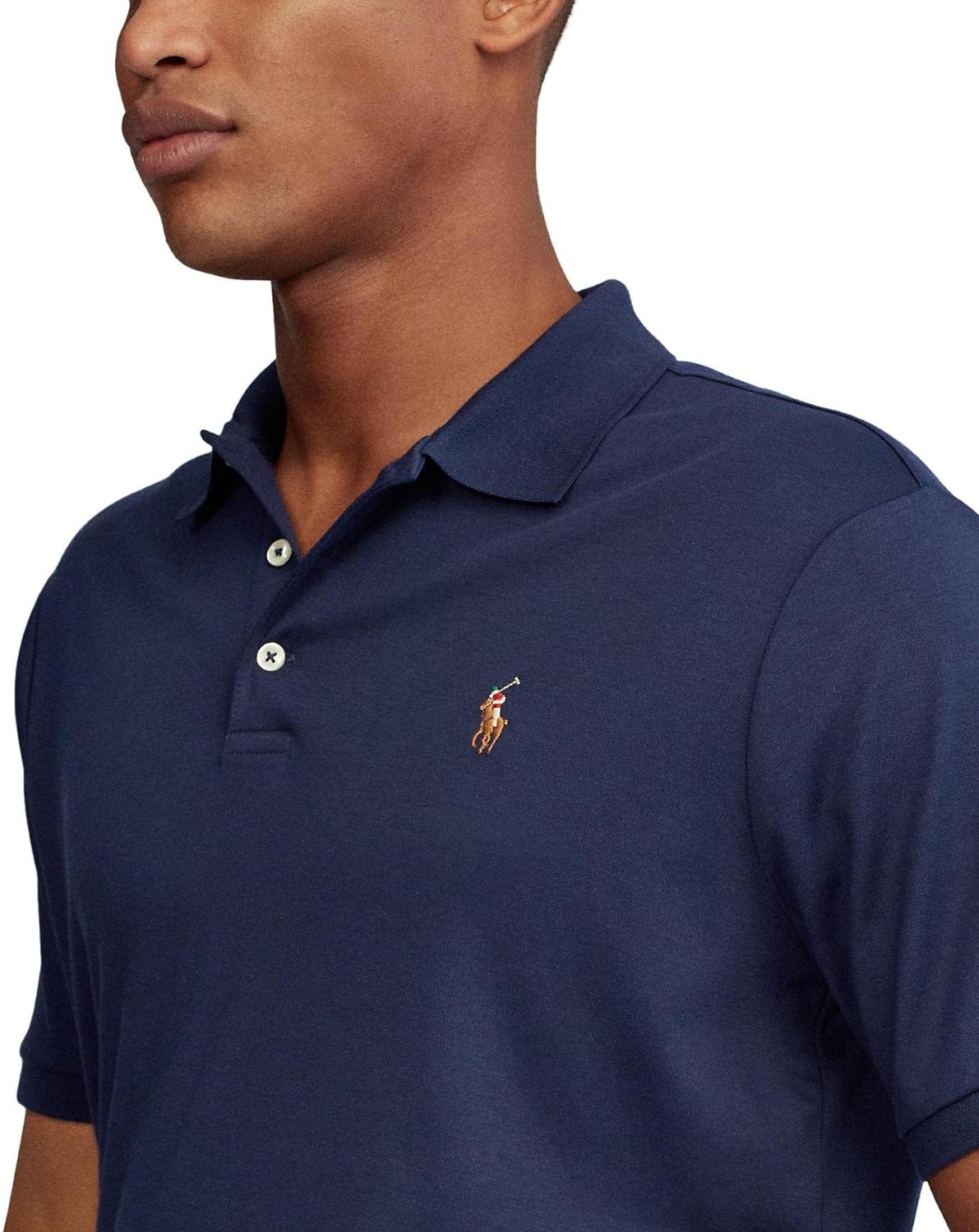 Polo Ralkhjgph Lauren Men's Custom Slim Fit Iconic Mesh Polo